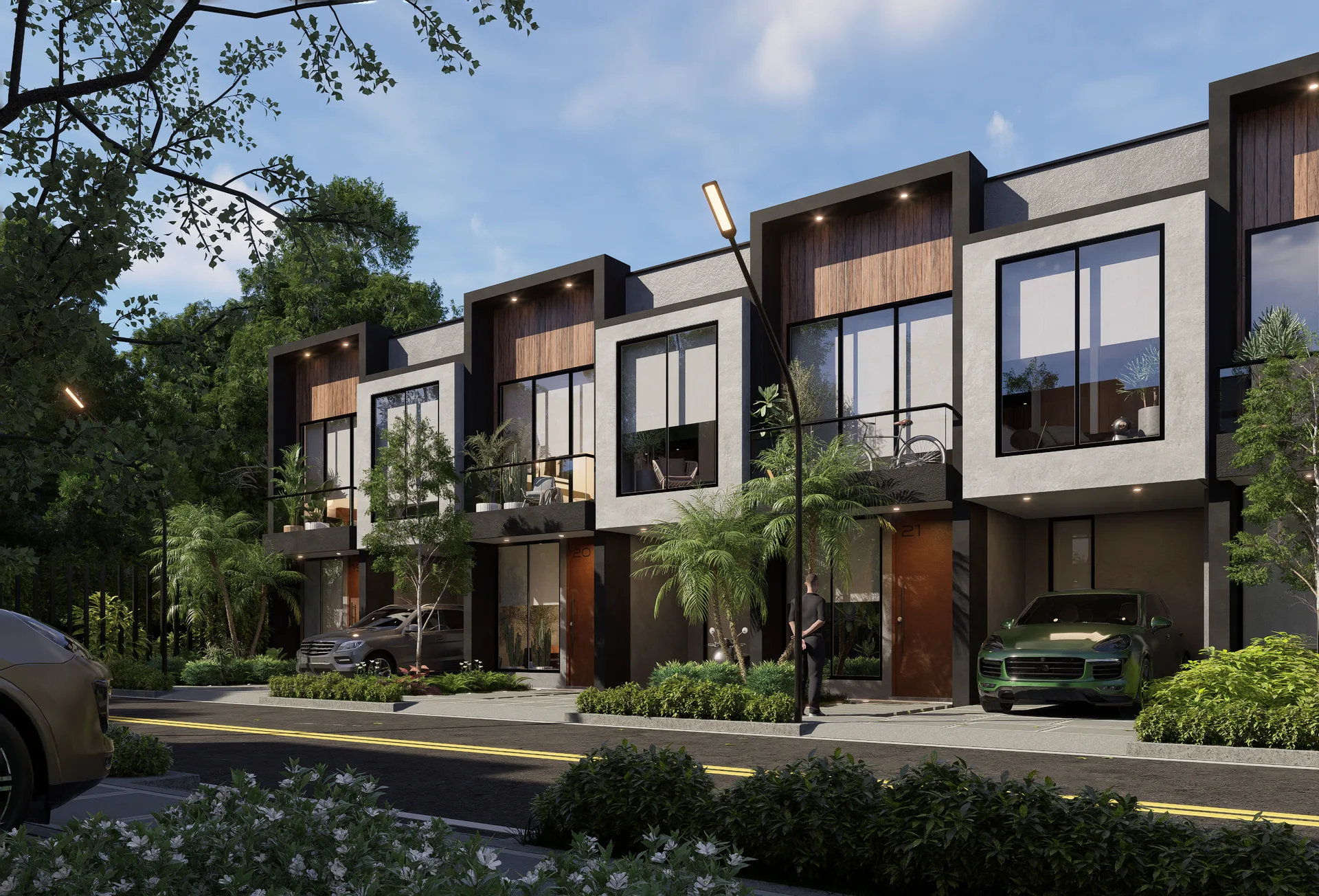 Índigo Houses — render